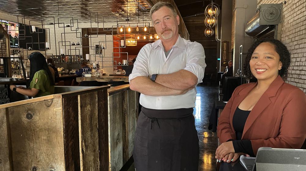 Krupa and Fullwood at the Heritage on Main Street host station