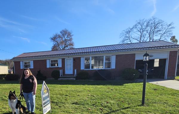 Chelsea Langevin purchased her new home with the help of a USDA Rural Development Section 502 Housing Direct Loan.