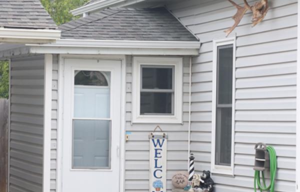 The front of a home in Michigan, North Dakota.
