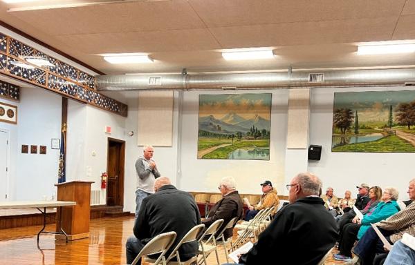 Community meets to discuss creating a home care cooperative in their community