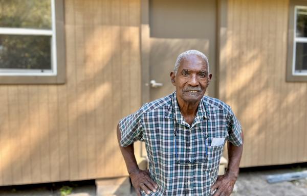 Joe Lewis, Rural Development home repair program recipient. 
