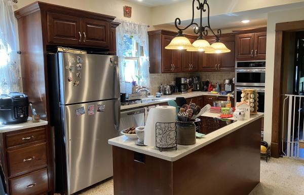 Vicki Beckendorf of Odin recently compelted a long-awaited kitchen renovation with the help of Rural Development's Section 504 Program. 