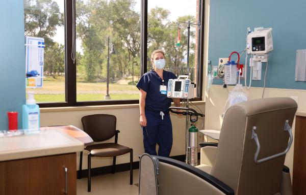 Nurse in a healthcare facility