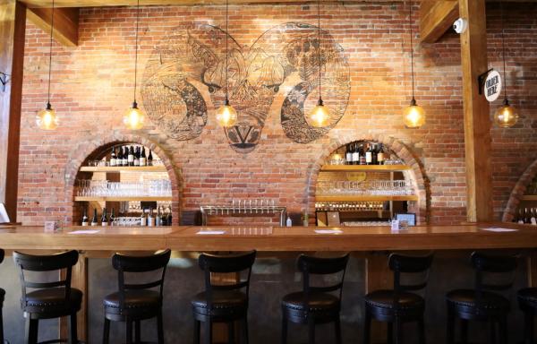 The interior of Montana's Bighorn Bottle Shop and Wine Bar.