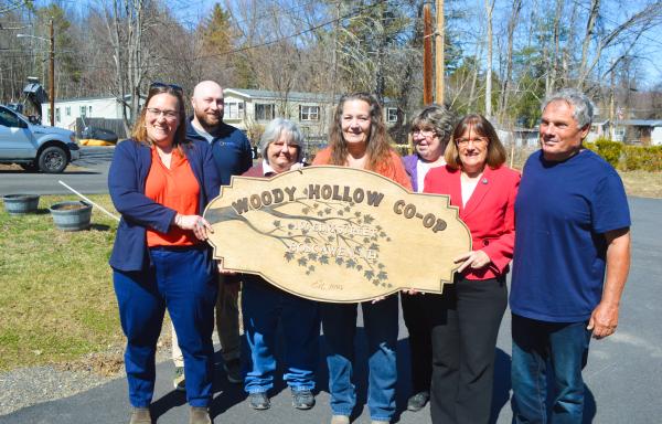 Residents of Woody Hollow Cooperative in Boscawen, NH