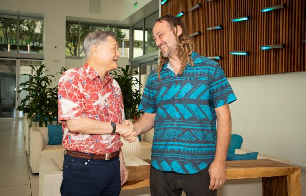 Hawaii/Western Pacific State Director Chris Kanazawa and Hawaii Community Lending Executive Director Jeff Gilbreath signed an agreement today that will provide $2.4 Million through the Native Community Development Financial Institution Relending Demonstration Program. 