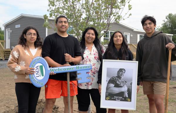 Martin Family in front of home