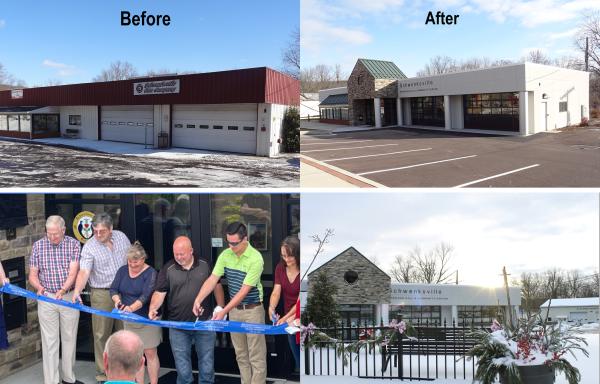 In 2021, USDA Rural Development in Pennsylvania partnered with Schwenksville Borough to turn their former firehouse into a borough hall and community center.