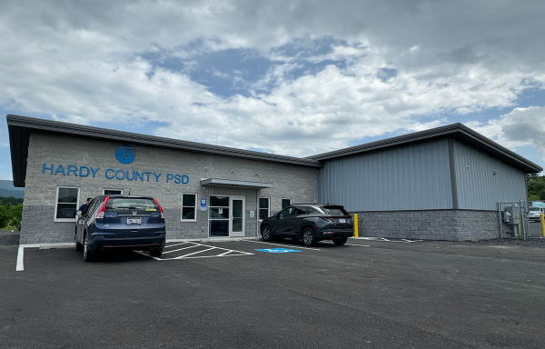 New Hardy County Public Service District office building.