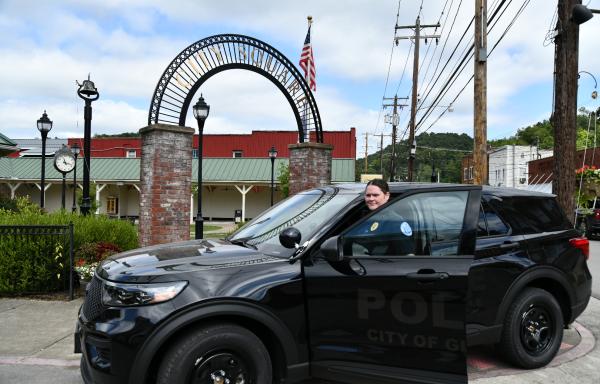 Glenville Police Department on patrol.