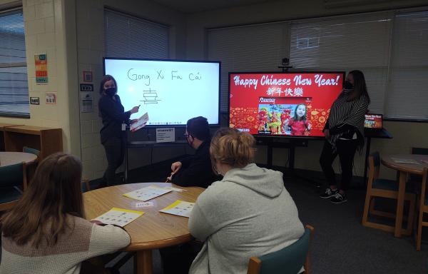 Teachers from several schools in Johnston County, NC, participate in training utilizing Distance Learning equipment purchased through USDA Rural Development. 