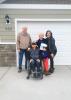 The Chavez Family were living in a cramped basement apartment before they were able to build their own home in Salem with nine other families. Now they can enjoy the open space provided by their new home.